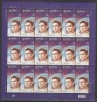 Украина 2011 год. 90 лет со дня рождения космонавта Г.Т. Берегового, малый лист.