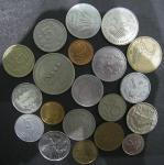 Набор иностранных монет разных стран, 20 штук