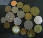 Набор иностранных монет разных стран, 18 штук
