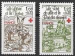 Франция 1978 г. Красный крест. 2 марки