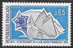 Франция 1974 год. 100 лет французскому альпийкому  клубу. 1 марка