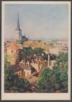 Почтовая карточка. Таллин. Старый город, 1956 год