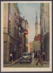 Почтовая карточка. Таллин. На улицах Таллина, 1956 год