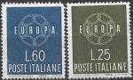 Италия 1959 год. Европа СЕПТ. Эмблема. 2 марки