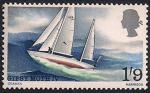 Великобритания 1967 год. Кругосветное плавание Фрэнсиса Чичестера. 1 марка.