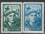 СССР 1948 год, День ВМФ, серия  2 марки