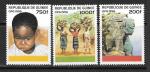 Аборигены. Гвинея 1996 г. 3 марки