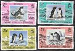Британская антарктическая территория 1979 год. Пингвины. 4 марки.