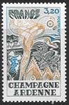 Франция, 1977 год. Регионы Франции. Шампань - Арденны. 1 марка