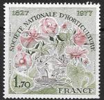 Франция, 1977 год. 150 лет национального общества садоводства. 1 марка