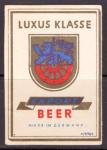 Спичечная гросс этикетка, иностранная. Германия. Пиво класса люкс, сделано в Германии, 1 штука