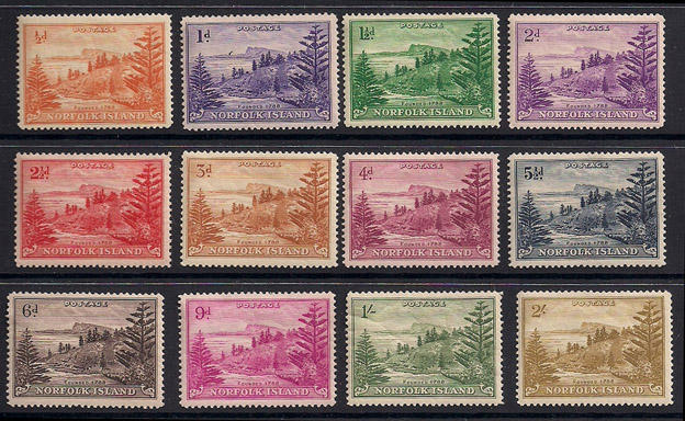 Две марки в рублях. Марки Norfolk Island. Марки 1947 года. Марки ландшафт старые. Почт марки Норфолк.